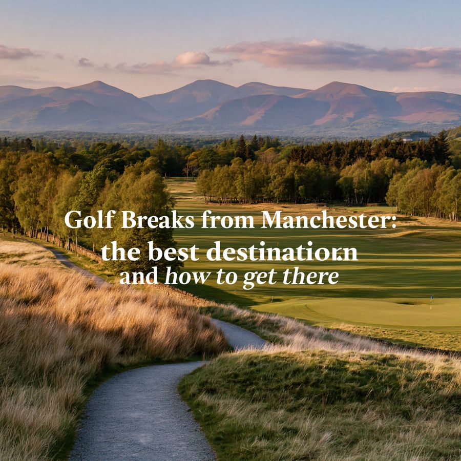 Golf course landscape near Manchester